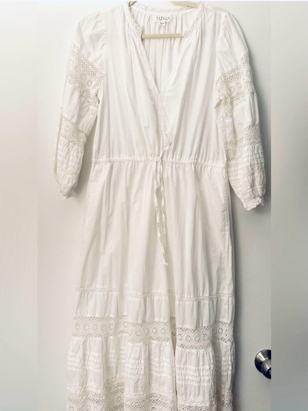 THE PERFECT SUMMER COVER UP DRESS! Velvet by Graham & Spencer 100% Cotton